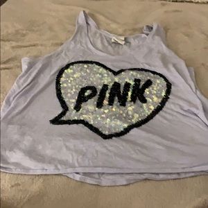 Pink tank top